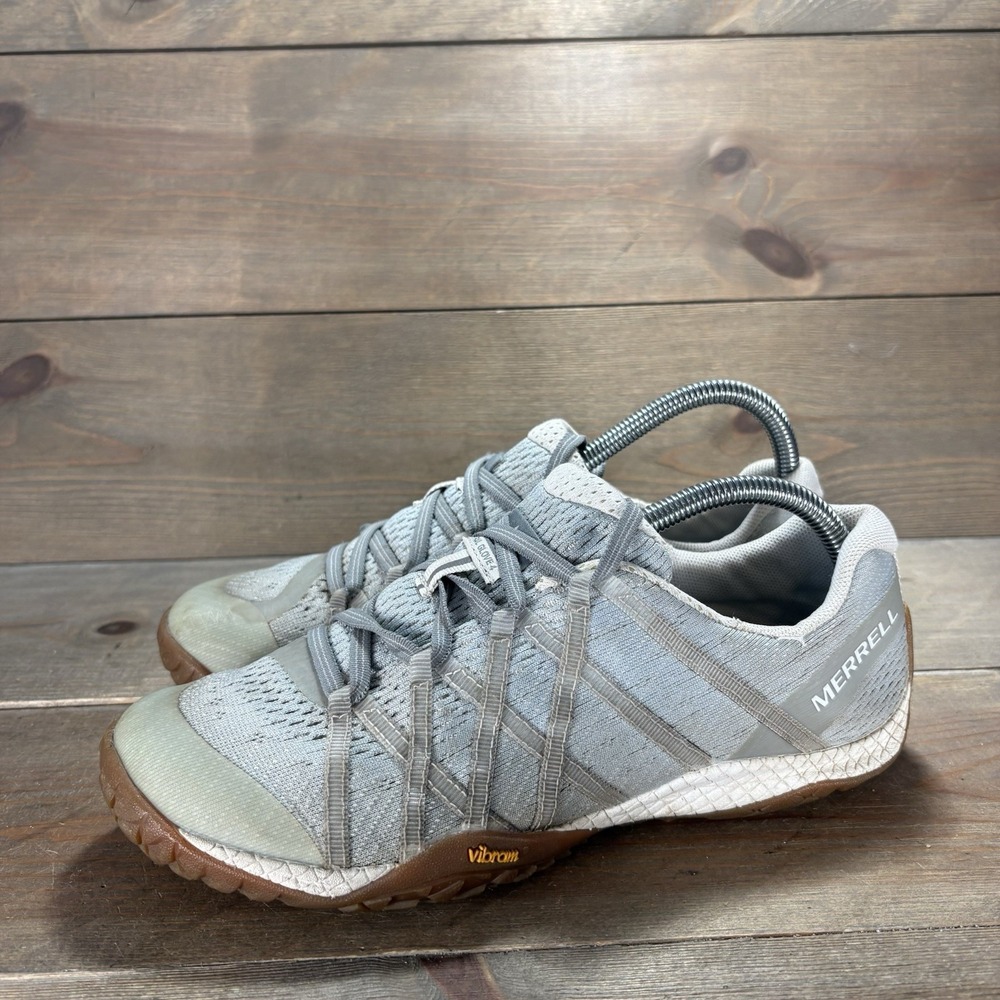 merrell trail glove 4 womens size 7.5 shoes gray athletic hiking sneakers